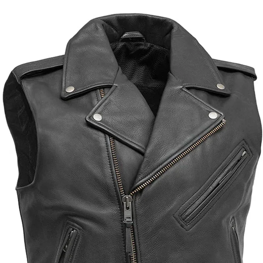 Rockin - Men's Motorcycle Leather Vest