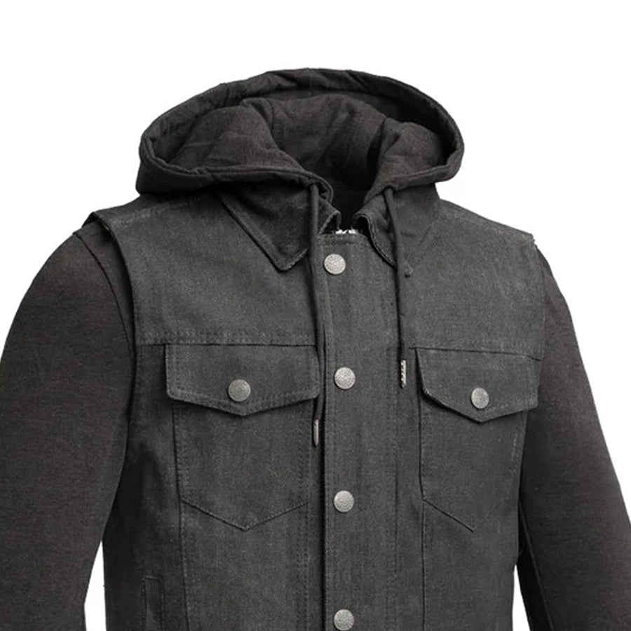 Rook - Men's Motorcycle Denim Vest