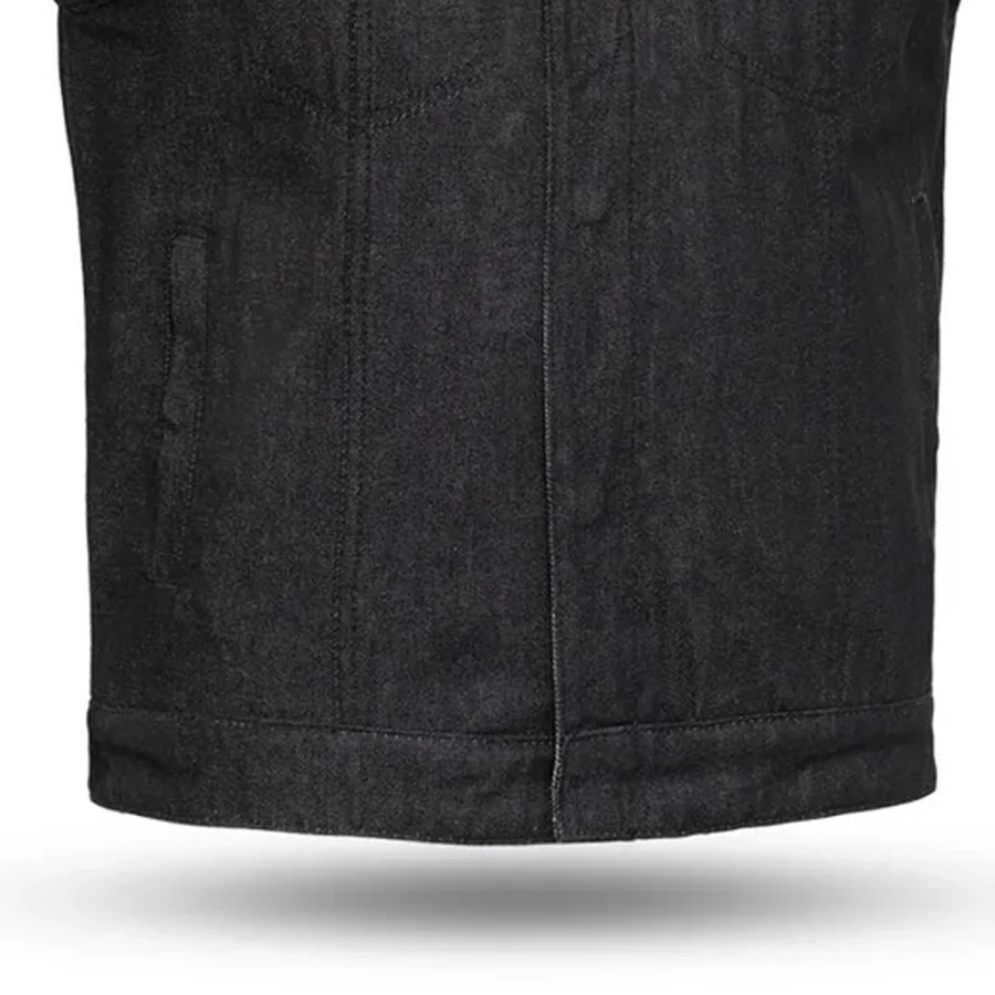 7676-haywood-men-s-motorcycle-denim-vest-black-4.webp Haywood Men's Motorcycle Denim Vest - Black