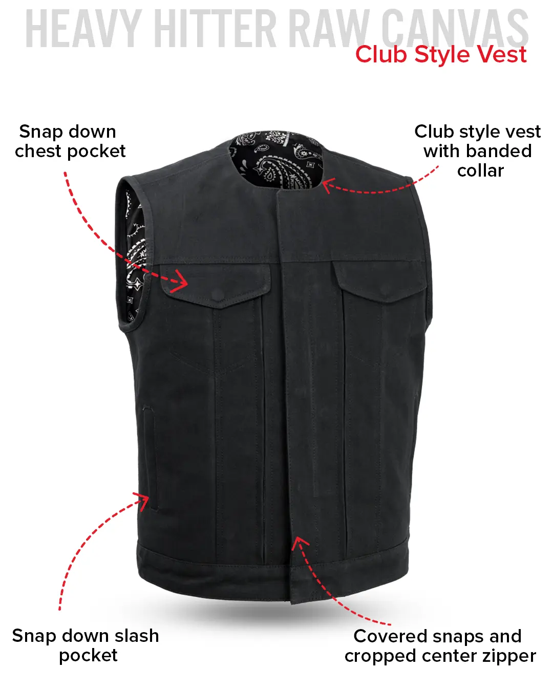 7702-fairfax-v2-men-s-motorcycle-canvas-vest-5.webp Fairfax V2 Men's Motorcycle Canvas Vest