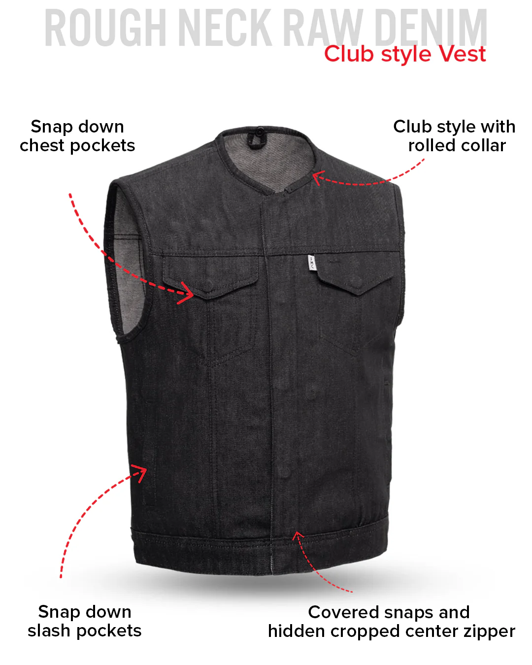 7735-murdock-men-s-motorcycle-denim-vest-6.webp Murdock - Men's Motorcycle Denim Vest