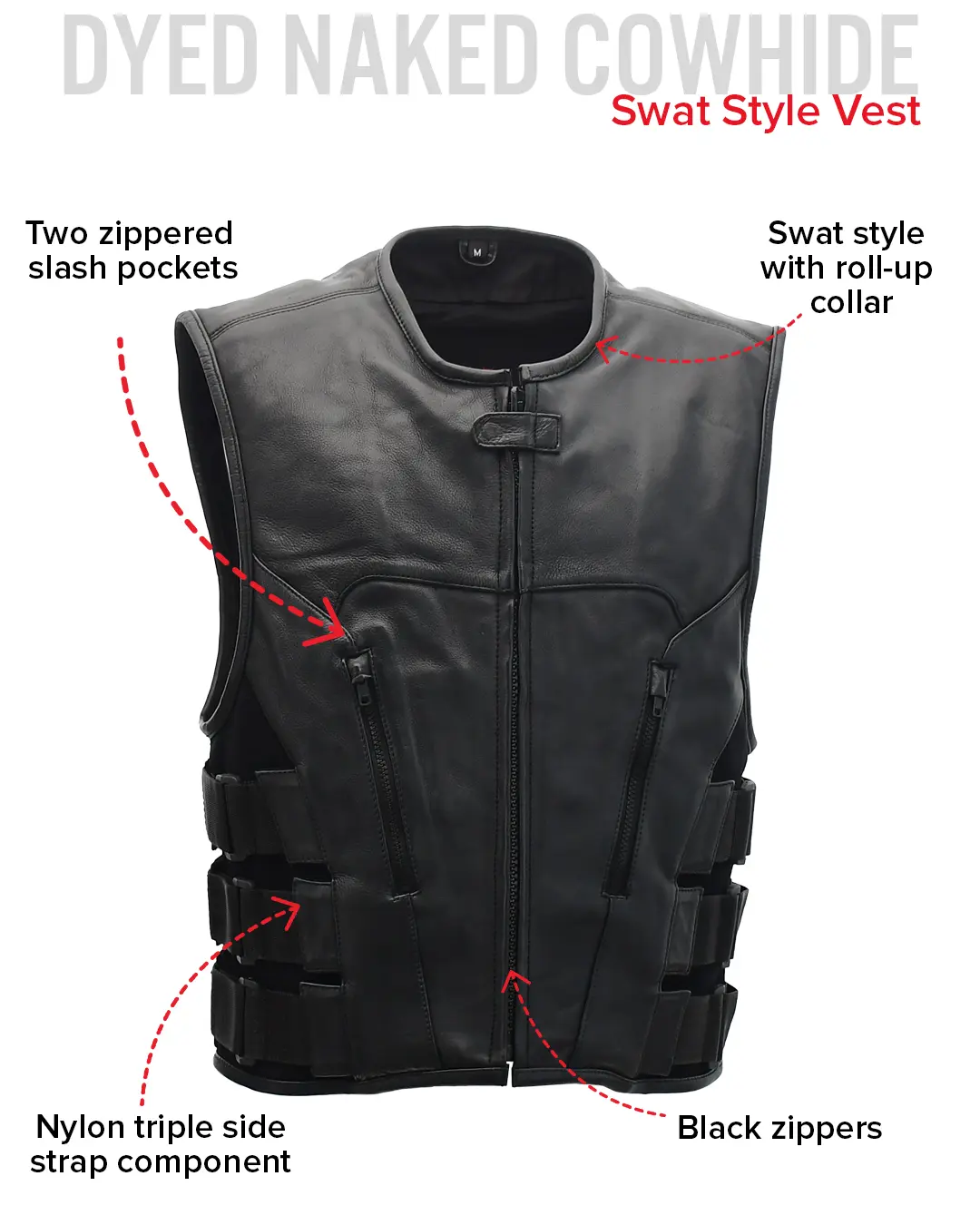 7806-commando-men-s-leather-swat-style-motorcycle-vest-6.webp Commando Men's Leather Swat Style Motorcycle Vest