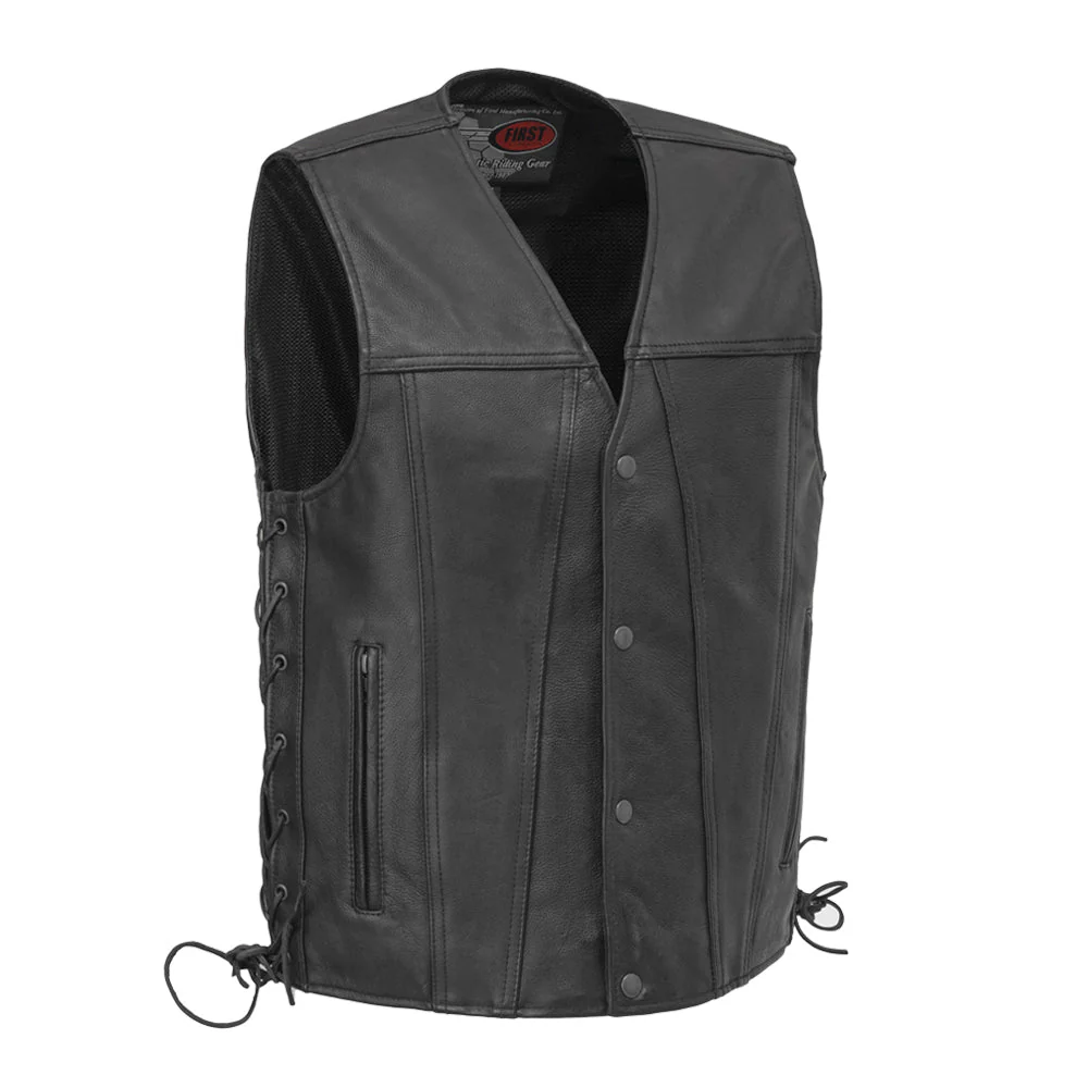 7819-gambler-men-s-motorcycle-leather-vest-1.webp Gambler Men's Motorcycle Leather Vest
