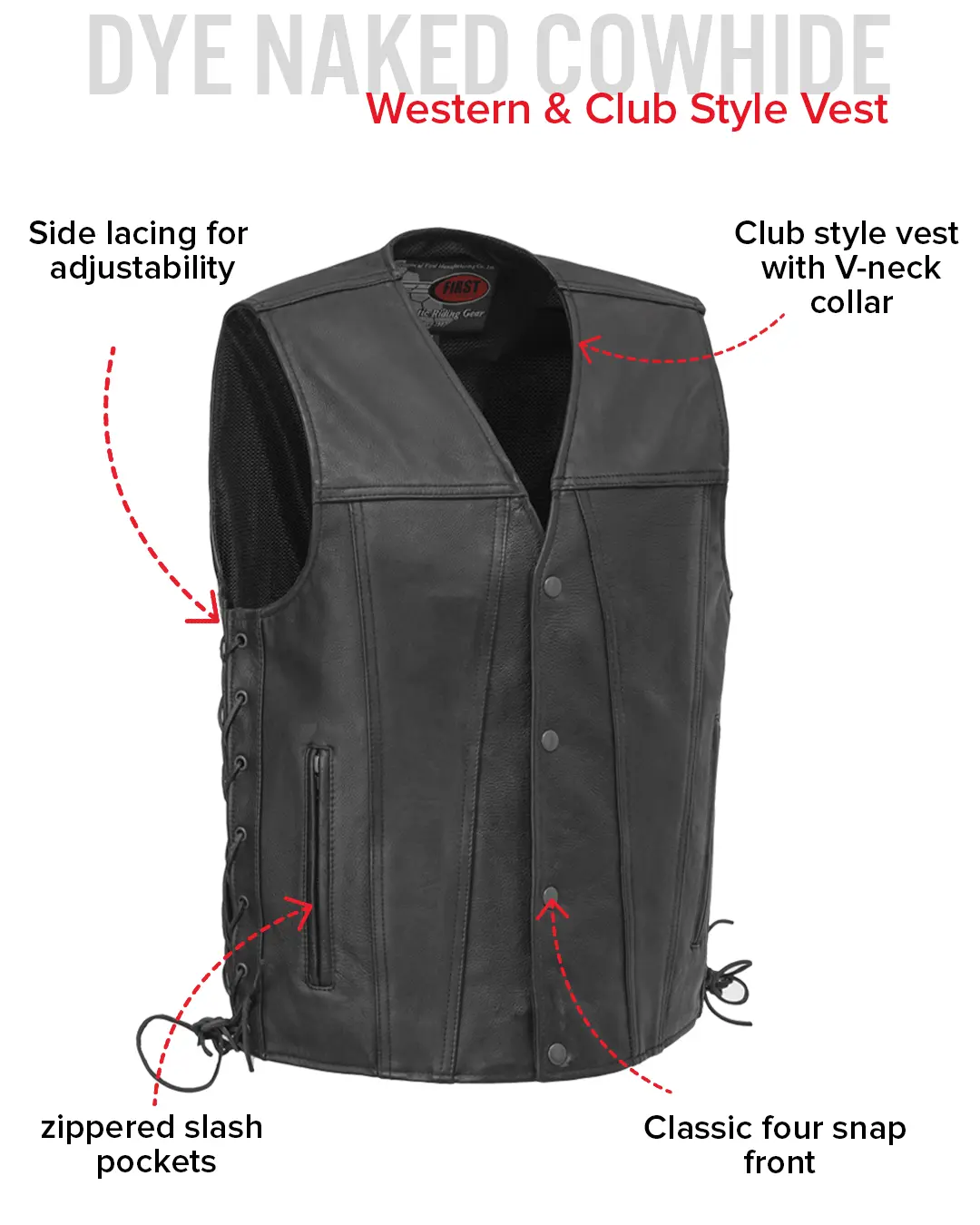 7819-gambler-men-s-motorcycle-leather-vest-7.webp Gambler Men's Motorcycle Leather Vest