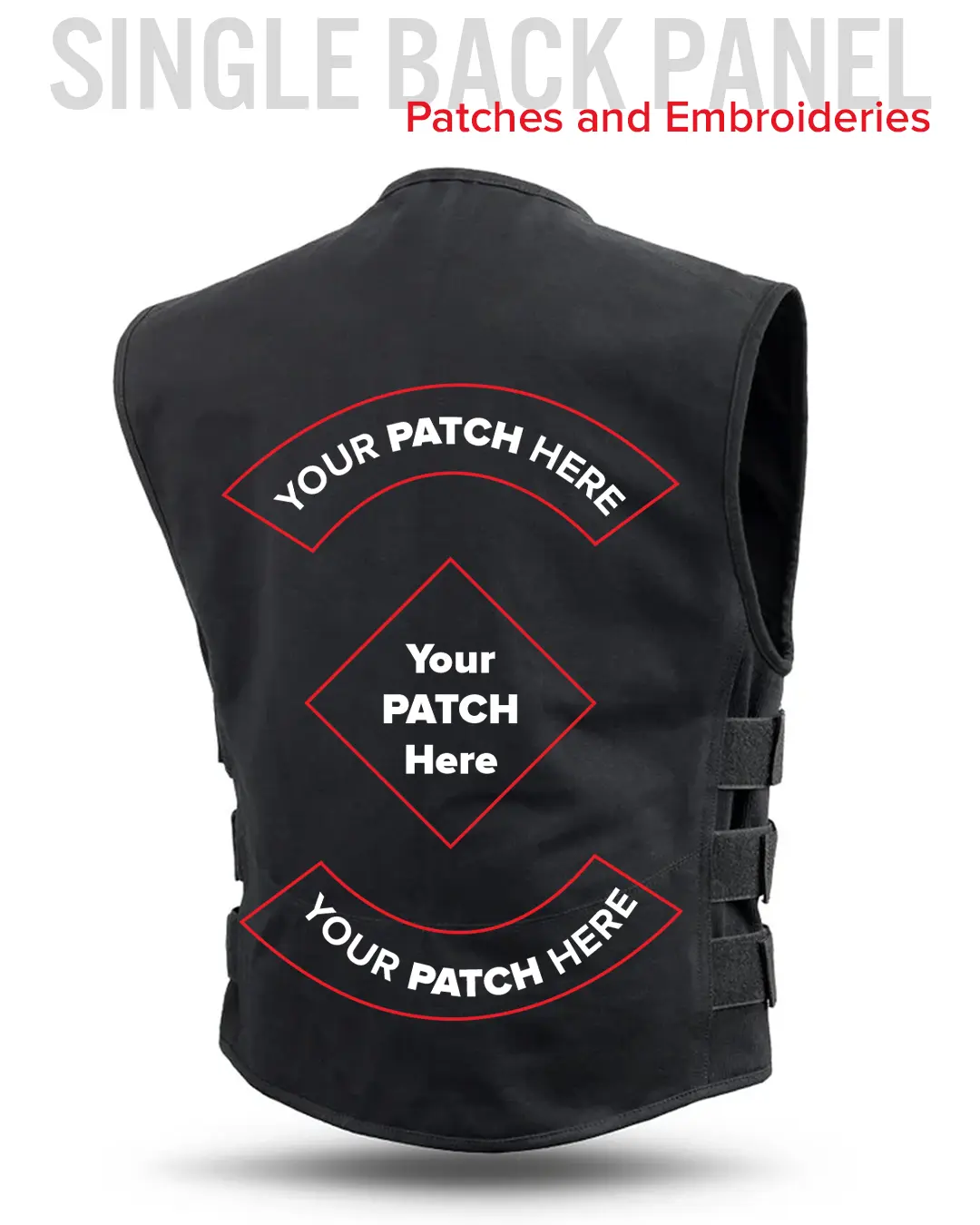 Knox - Men's Motorcycle Swat Style 20oz. Canvas Vest