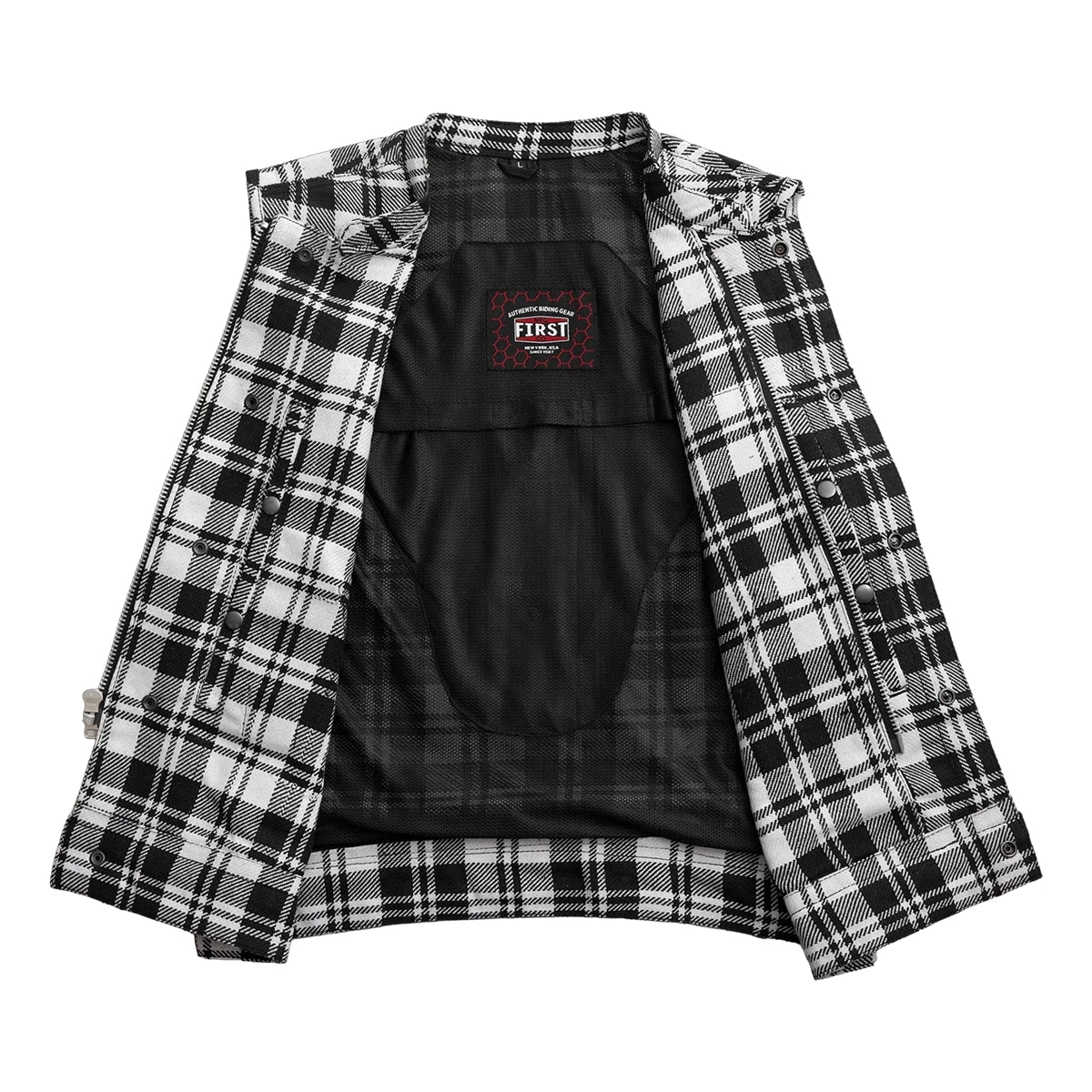 7852-sharp-shooter-moto-men-s-canvas-vest-recycled-5.jpg Sharp Shooter Moto Men's Canvas Vest - Recycled