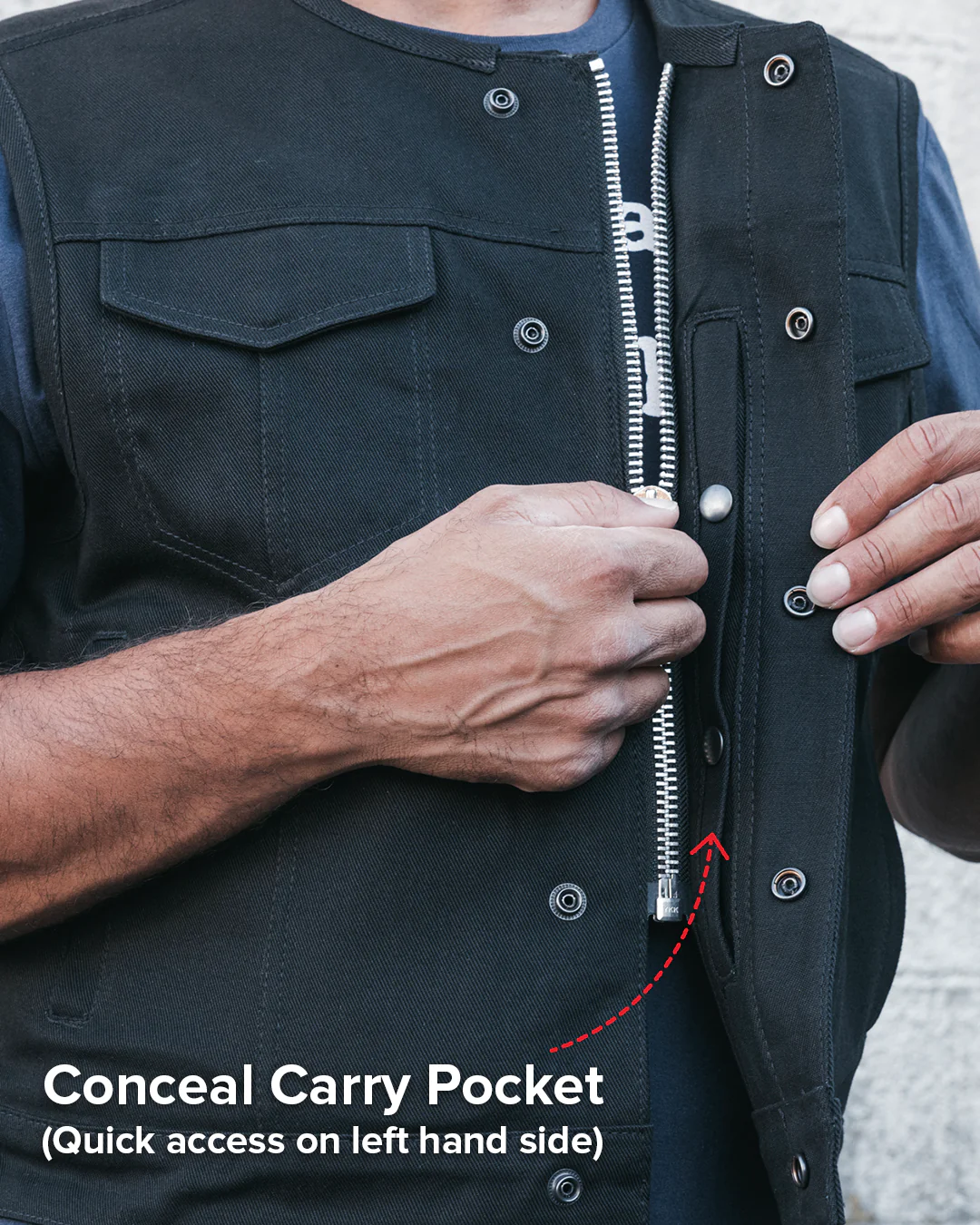 7870-lowside-men-s-motorcycle-twill-vest-10.webp Lowside Men's Motorcycle Twill Vest