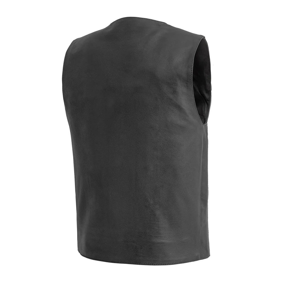 Texan Men's Motorcycle Western Style Leather Vest