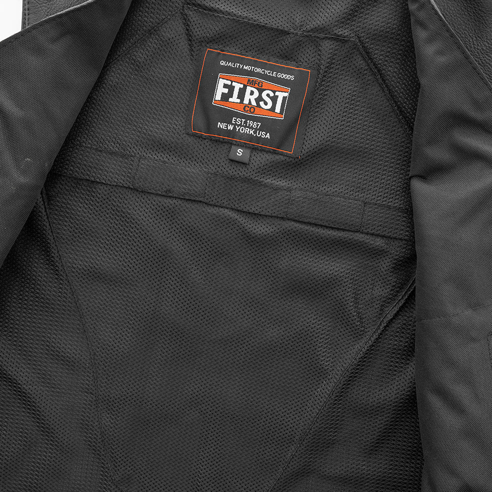 Texan Men's Motorcycle Western Style Leather Vest