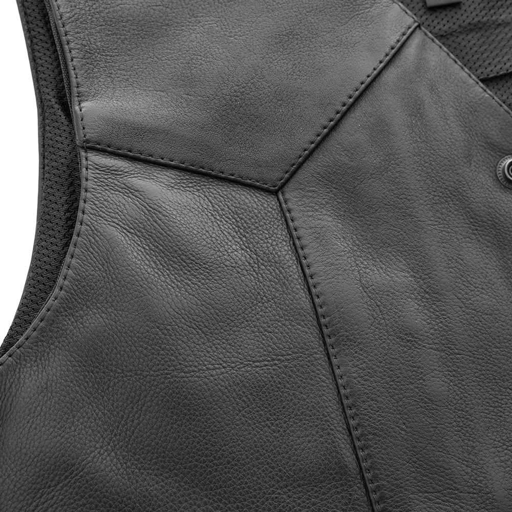 Texan Men's Motorcycle Western Style Leather Vest