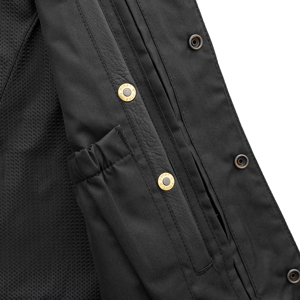 Texan Men's Motorcycle Western Style Leather Vest