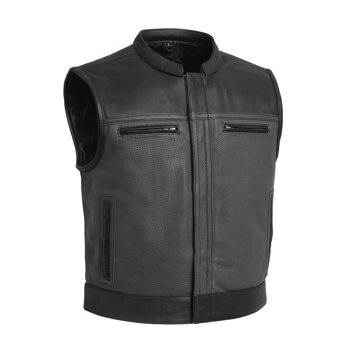 7960-v-twin-visionary-battleship-perforated-leather-vest-1.webp V-Twin Visionary Battleship Perforated Leather Vest