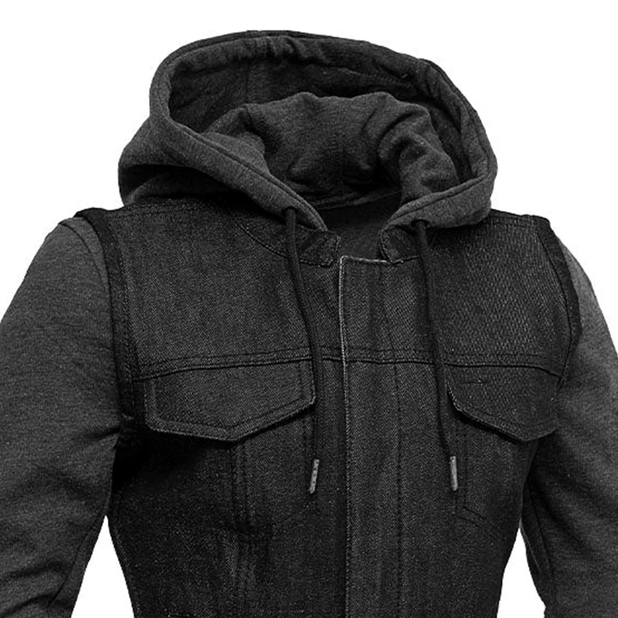 7969-essex-women-s-motorcycle-denim-vest-with-removable-sweatshirt-4.webp Essex Women's Motorcycle Denim Vest with Removable Sweatshirt
