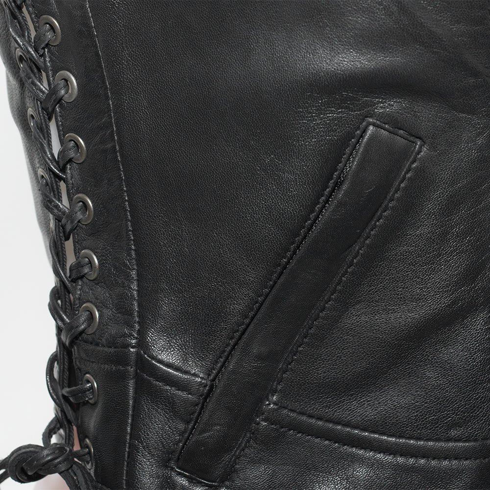 7979-raven-women-s-motorcycle-leather-vest-3.jpg Raven Women's Motorcycle Leather Vest