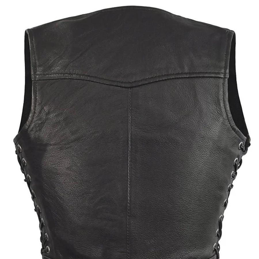 7979-raven-women-s-motorcycle-leather-vest-6.jpg Raven Women's Motorcycle Leather Vest