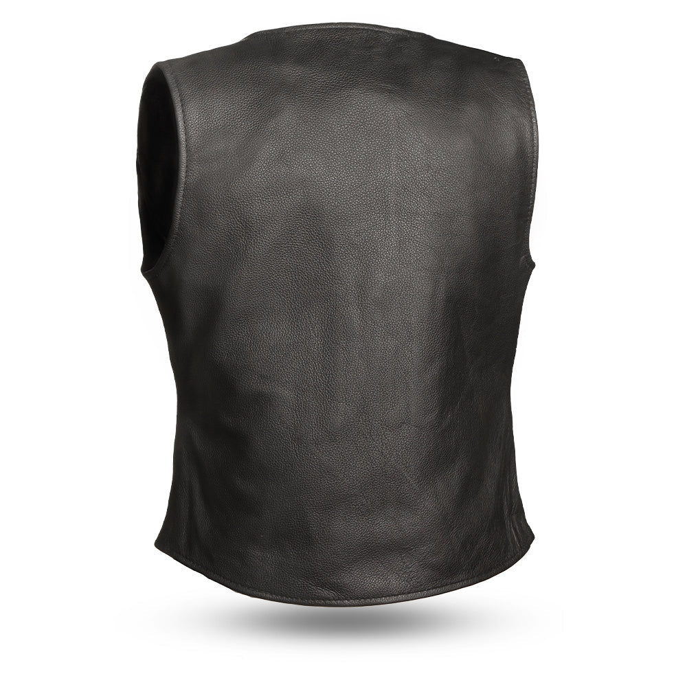 8001-honey-badger-women-s-motorcycle-leather-vest-2.jpg Honey Badger Women's Motorcycle Leather Vest