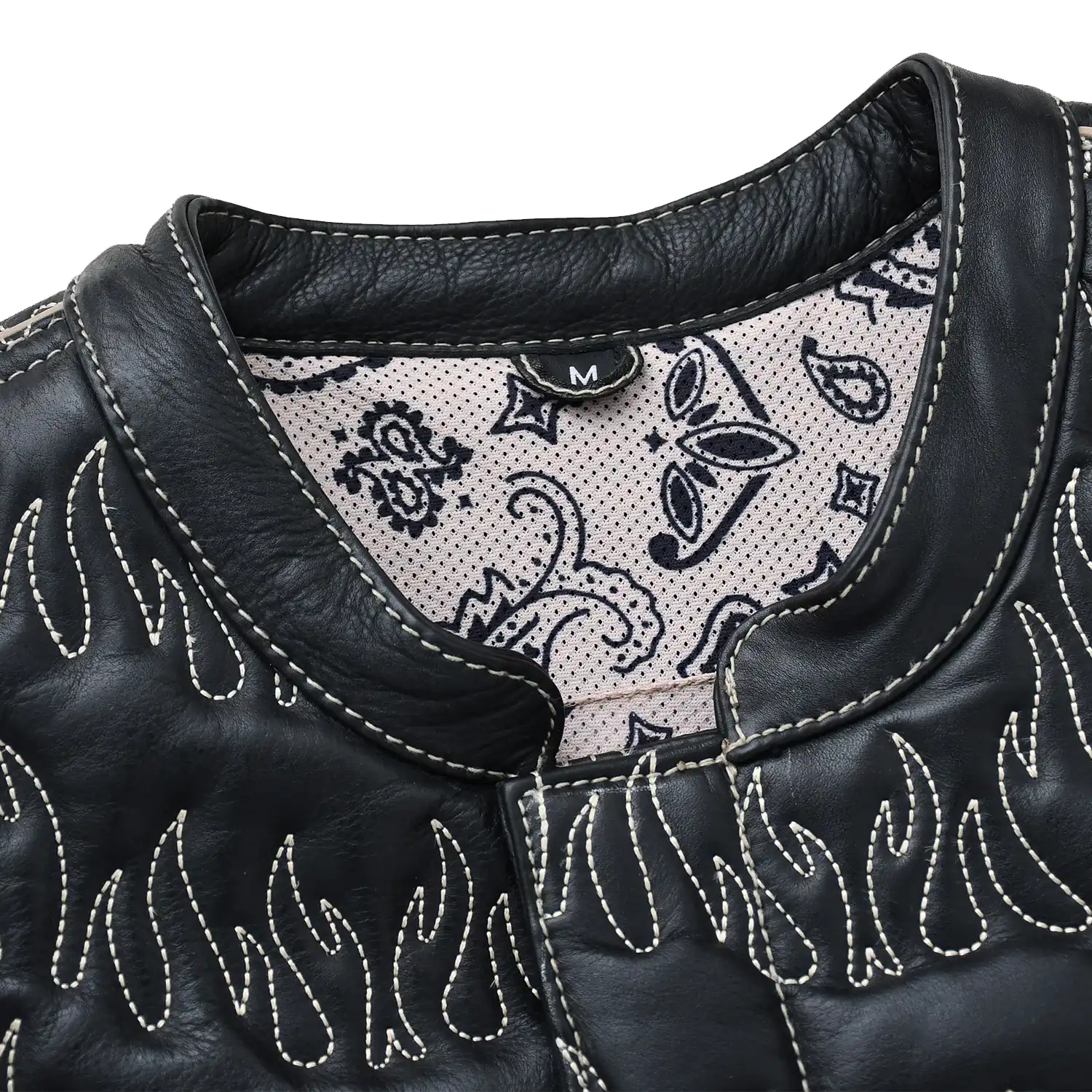 Wildfire Rouge Mens Motorcycle Leather Jacket (Oil Sand/Black)