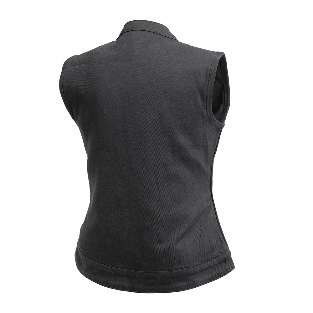 8022-lexy-women-s-motorcycle-twill-vest-2.jpg Lexy Women's Motorcycle Twill Vest