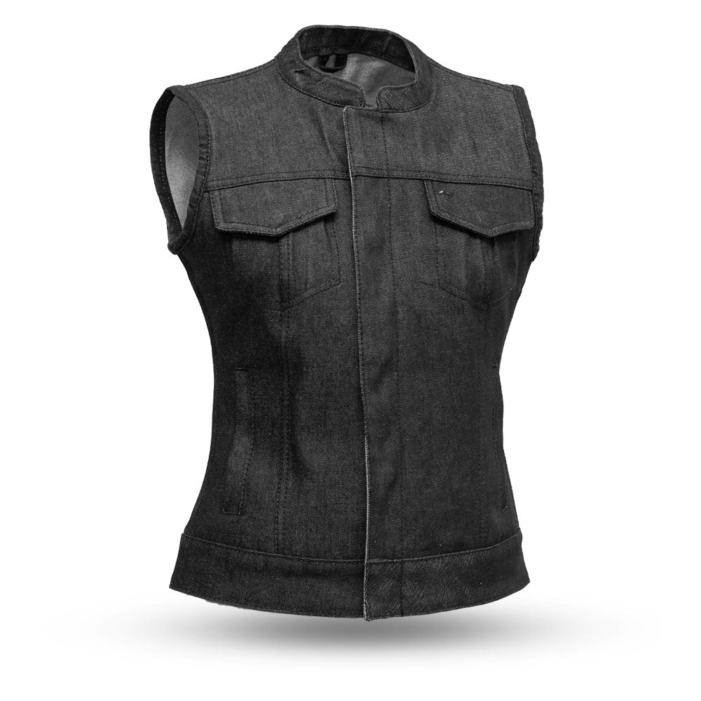 8042-ludlow-women-s-motorcycle-denim-vest-1.jpg Ludlow Women's Motorcycle Denim Vest