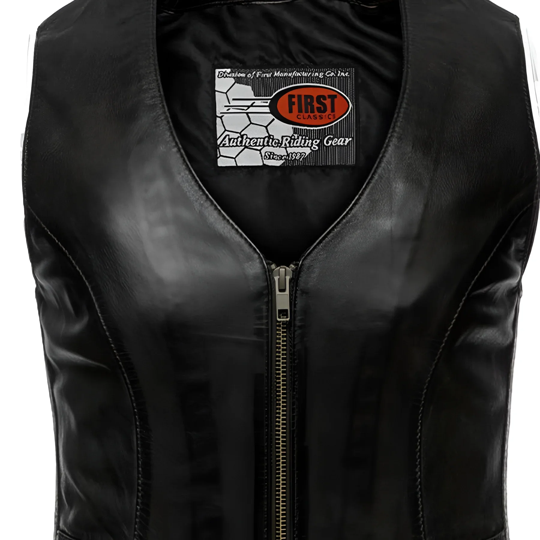 8052-savannah-women-s-western-style-motorcycle-leather-vest-4.webp Savannah Women's Western Style Motorcycle Leather Vest