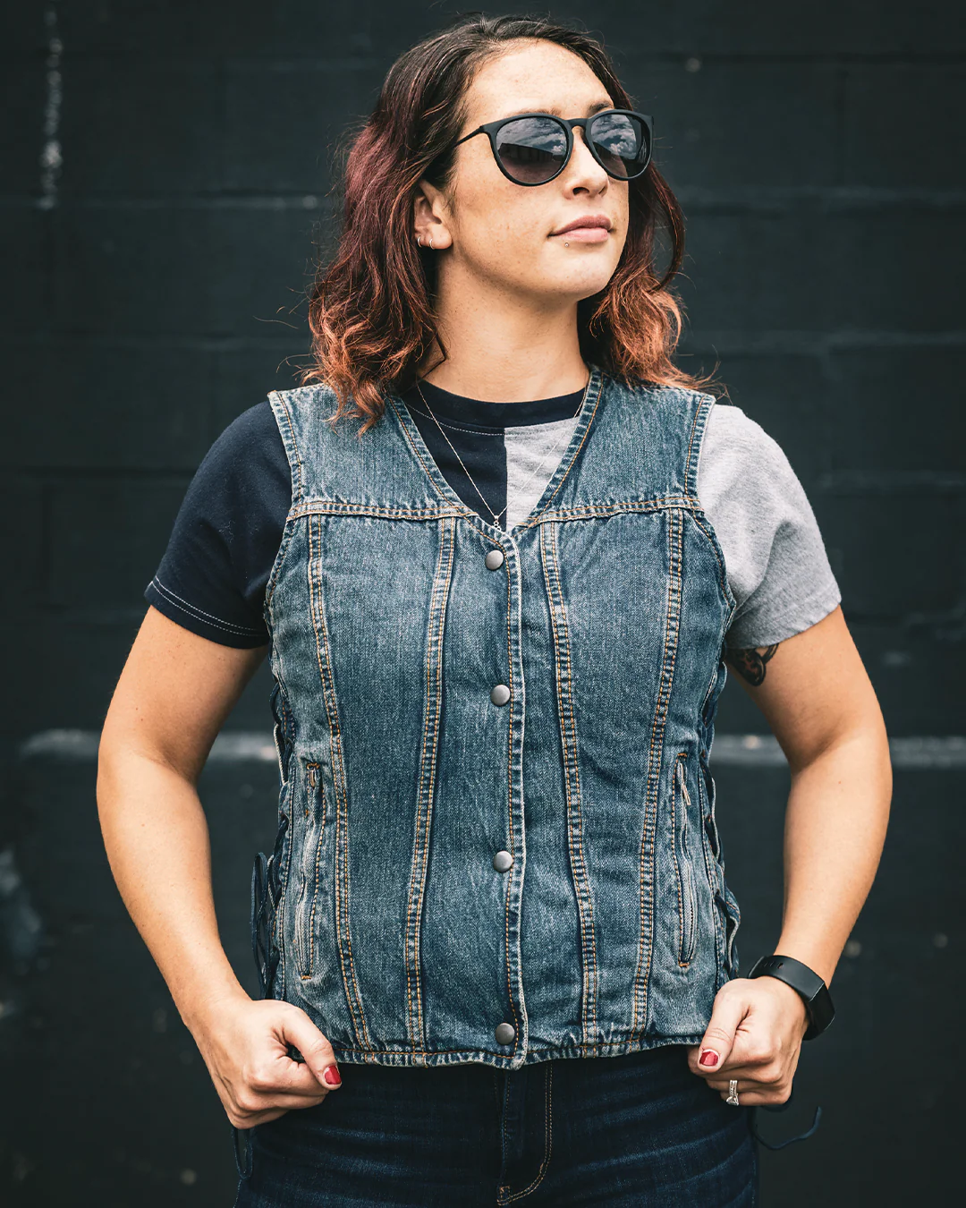 8092-tiff-women-s-motorcycle-denim-vest-8.webp Tiff Women's Motorcycle Denim Vest