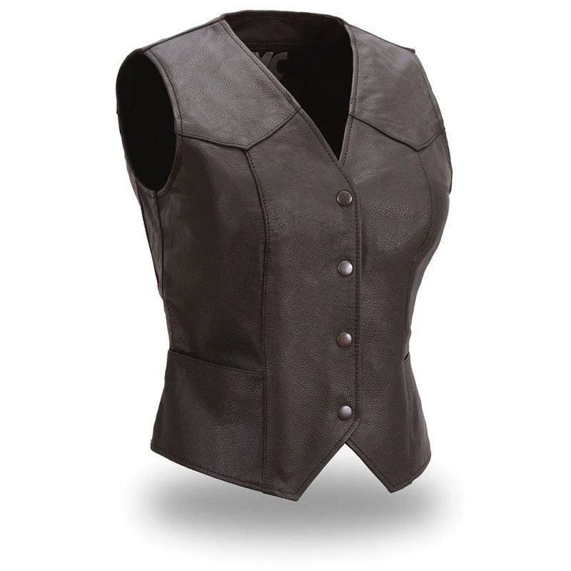 8123-sweet-sienna-women-s-motorcycle-leather-vest-1.webp Sweet Sienna Women's Motorcycle Leather Vest