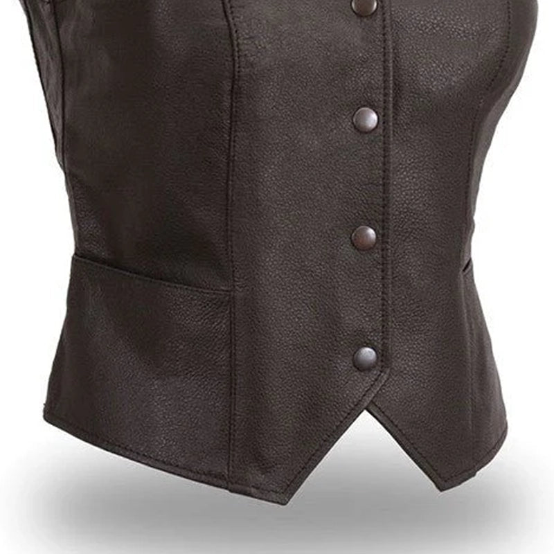 8123-sweet-sienna-women-s-motorcycle-leather-vest-4.jpg Sweet Sienna Women's Motorcycle Leather Vest