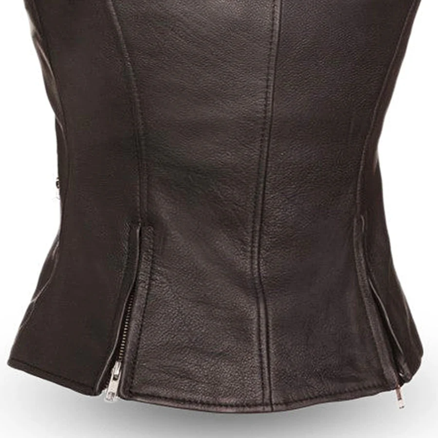 Fairmont Women's Motorcycle Leather Vest