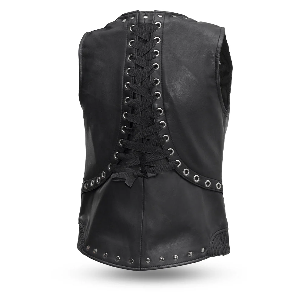 8219-empress-women-s-motorcycle-leather-vest-2.webp Empress Women's Motorcycle Leather Vest