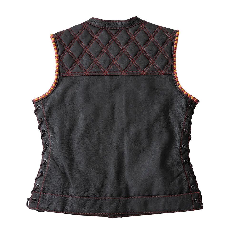 8282-torch-women-s-motorcycle-leather-vest-2.webp Torch Women's Motorcycle Leather Vest