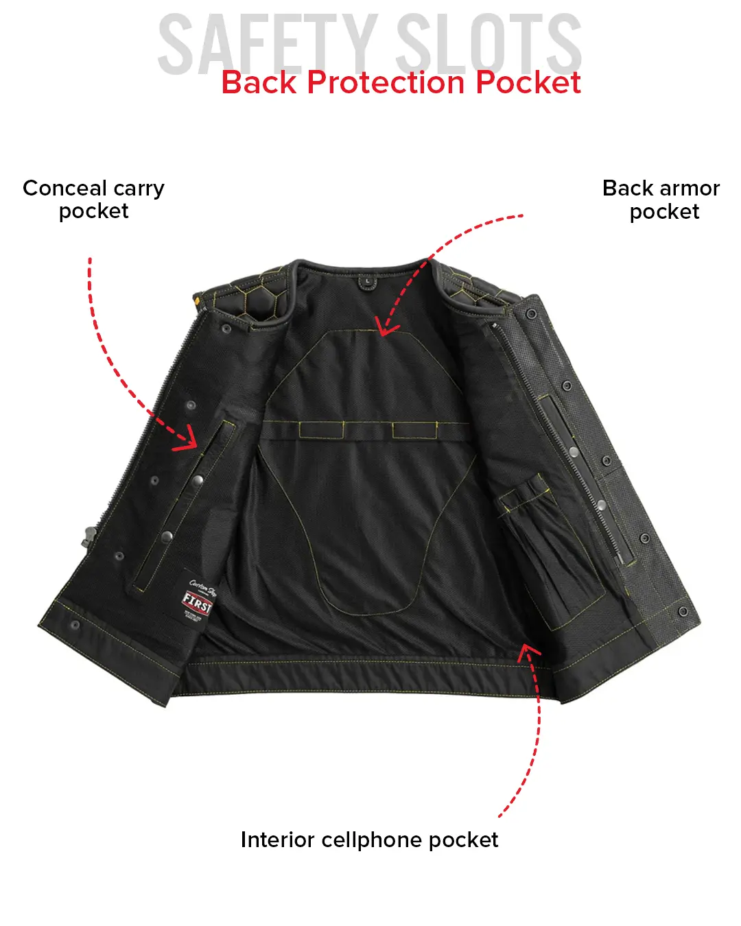 908-lowside-hornet-perforated-men-s-club-style-leather-vest-6.webp Lowside Hornet Perforated Men's Club Style Leather Vest