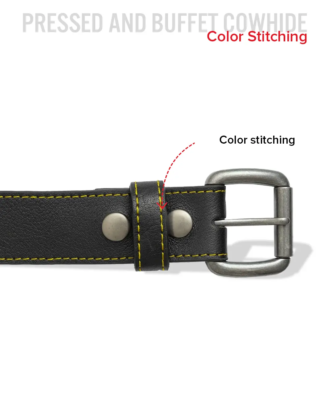 FULL GRAIN WITH CUSTOM STITCH BELTS