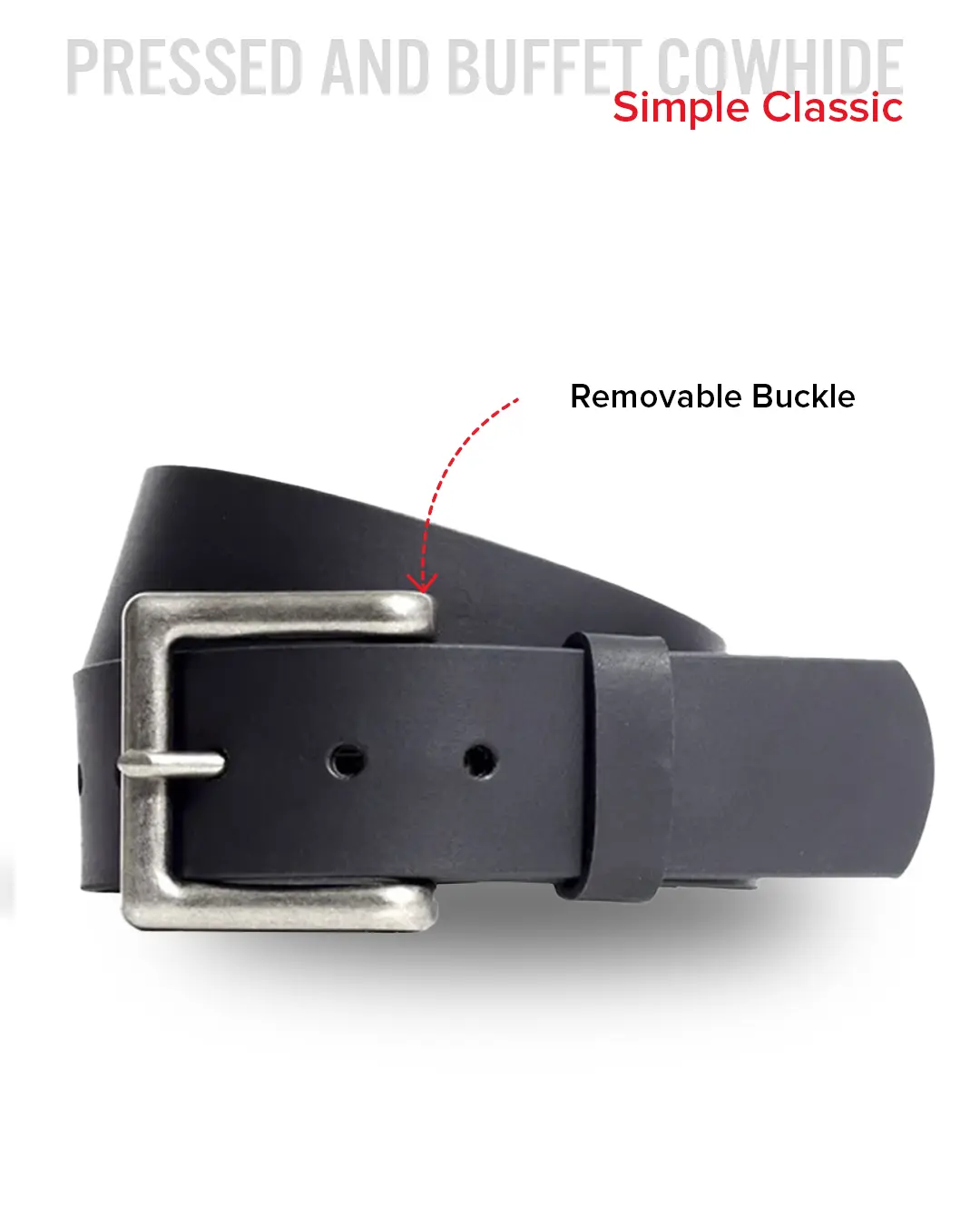Leather Belt 1 3/4"