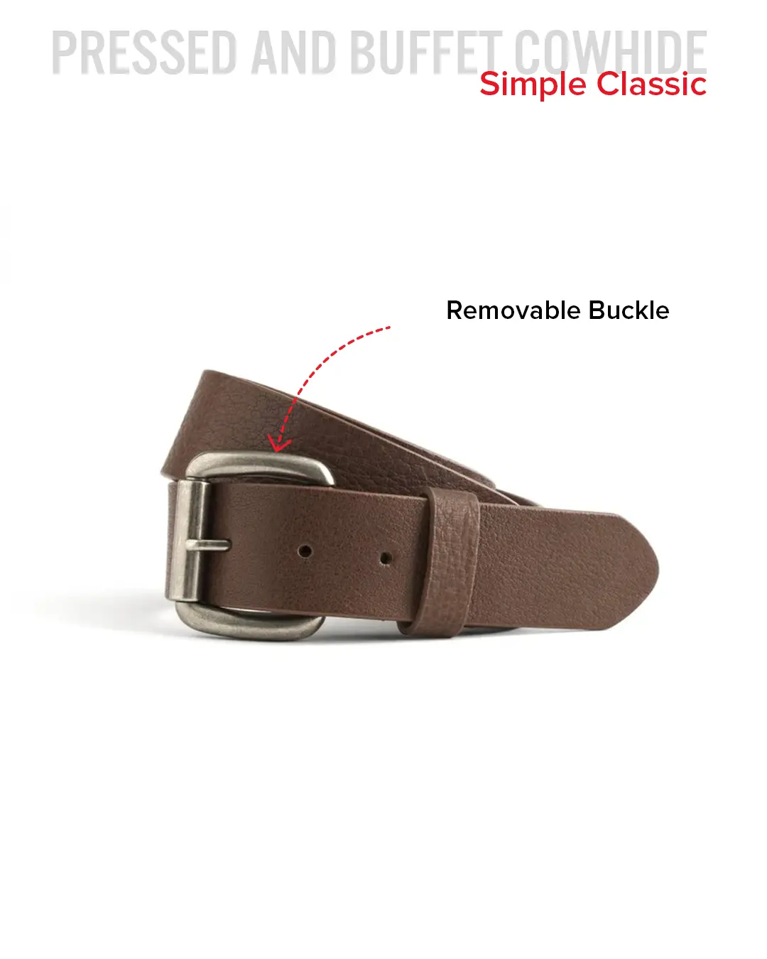Leather Belt 1 1/2"
