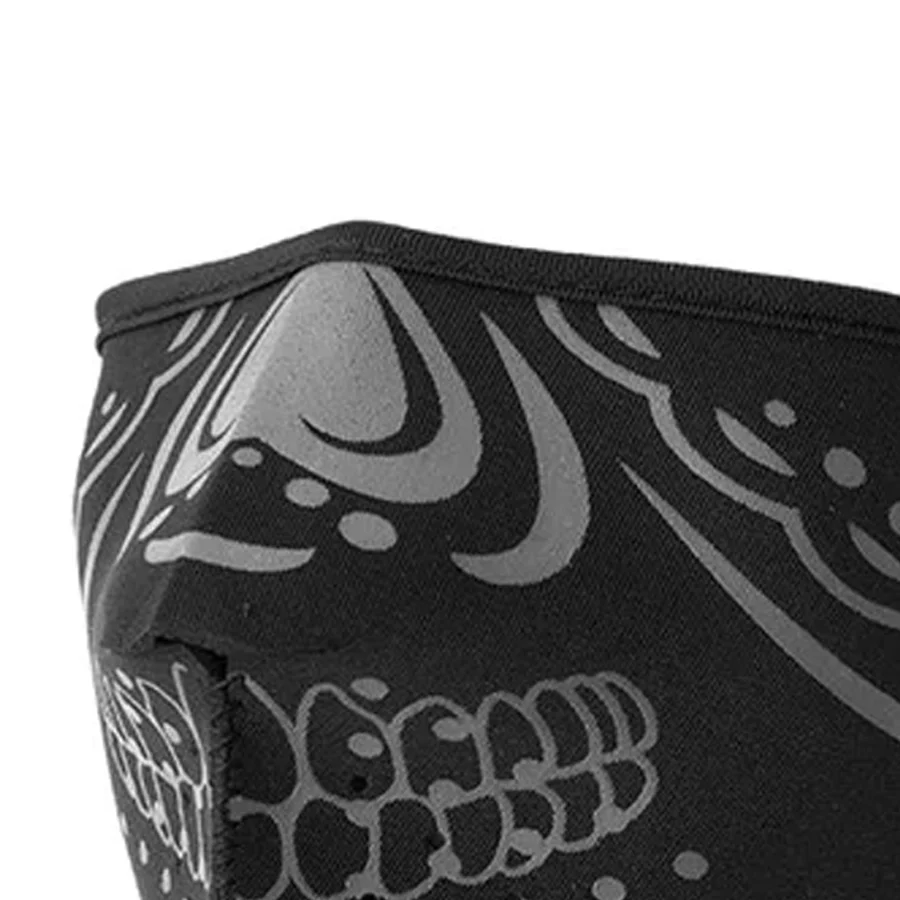 Neoprene Half Face Inverse Skull Riding Mask