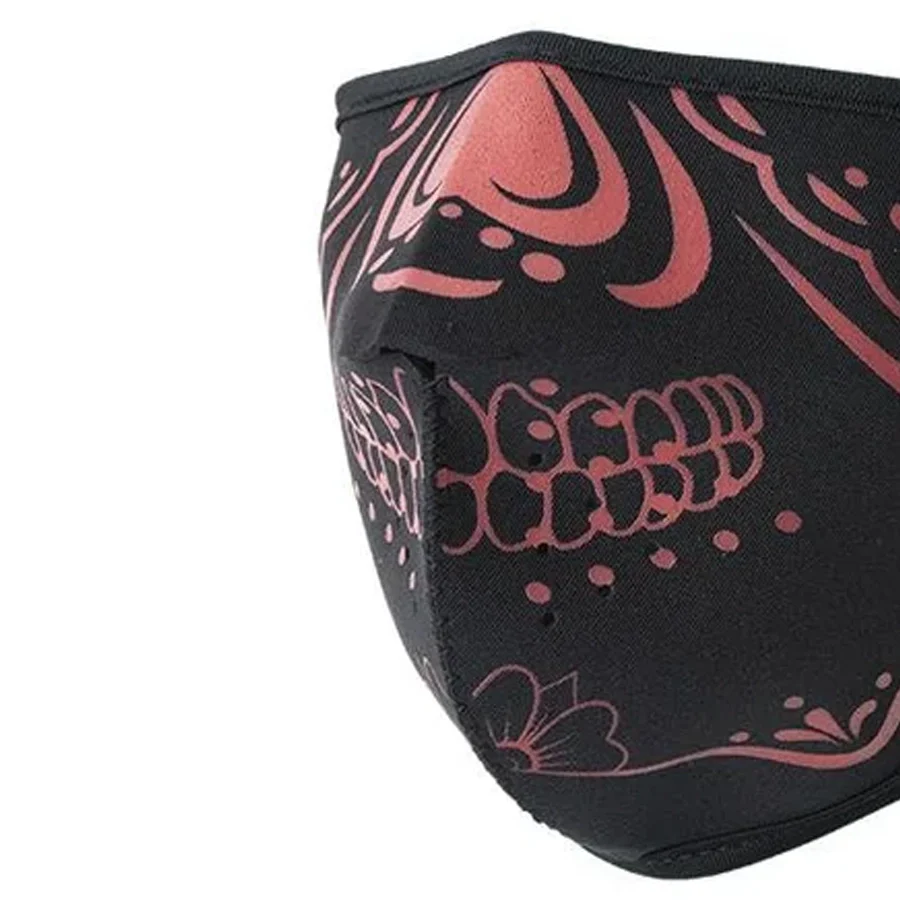 Neoprene Half Face Inverse Skull Riding Mask
