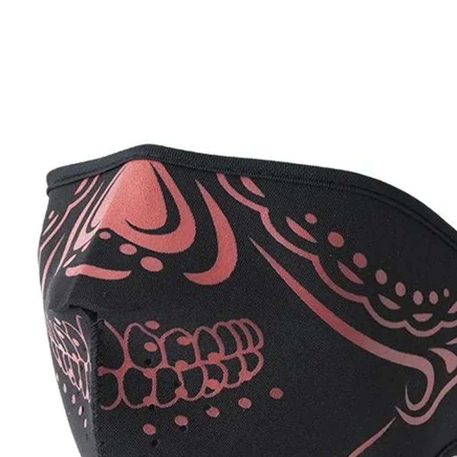 Neoprene Half Face Inverse Skull Riding Mask