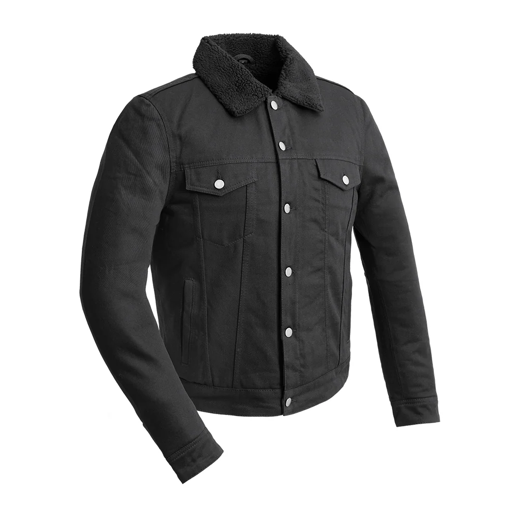 9836-cain-mens-faux-shearling-twill-jacket-6.webp Cain Mens Faux Shearling Twill Jacket