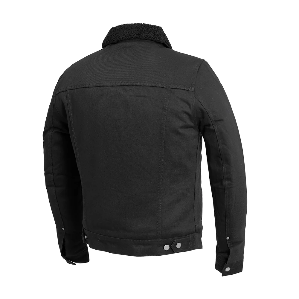 9836-cain-mens-faux-shearling-twill-jacket-8.webp Cain Mens Faux Shearling Twill Jacket