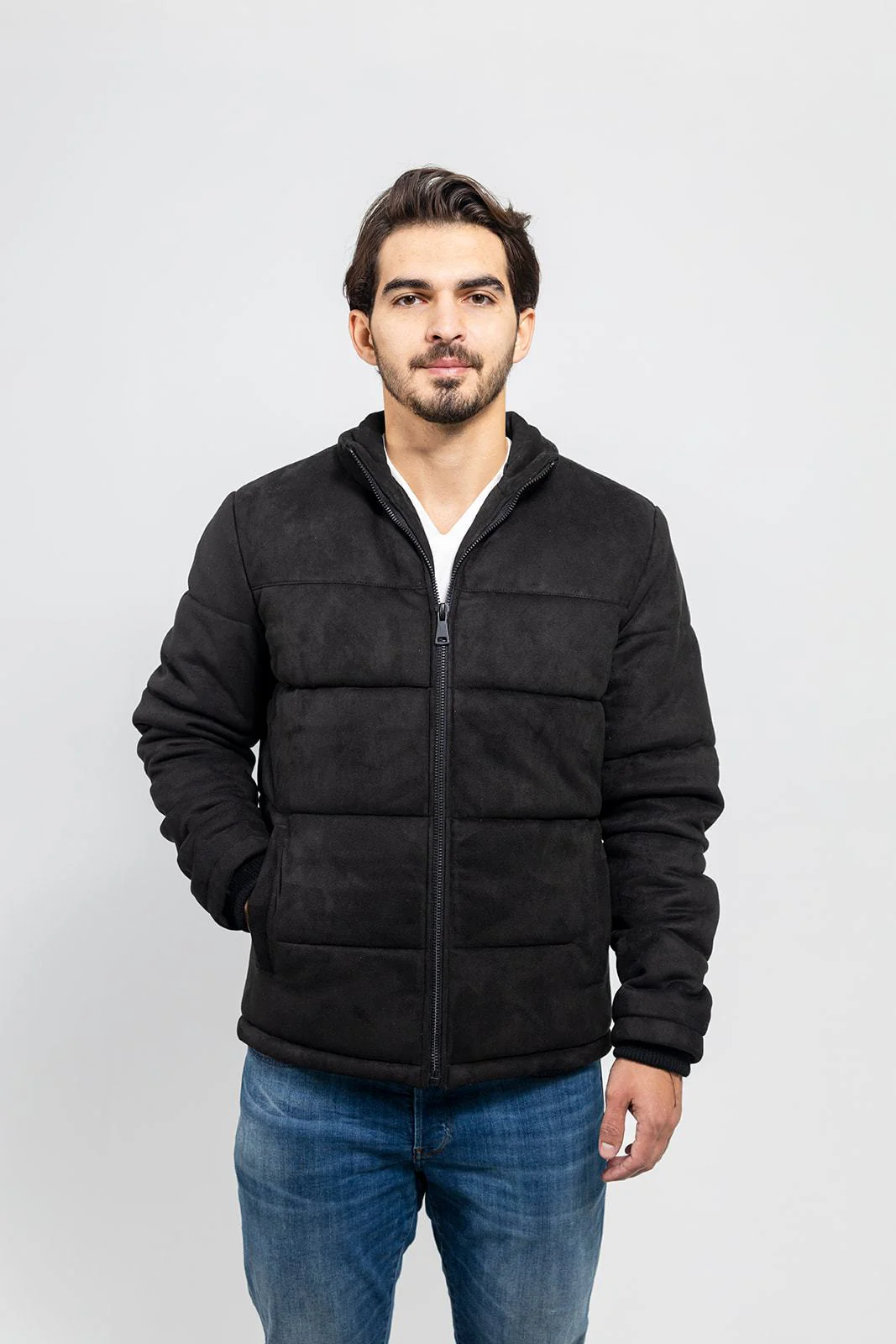 Brady Men's Vegan Faux Suede Jacket