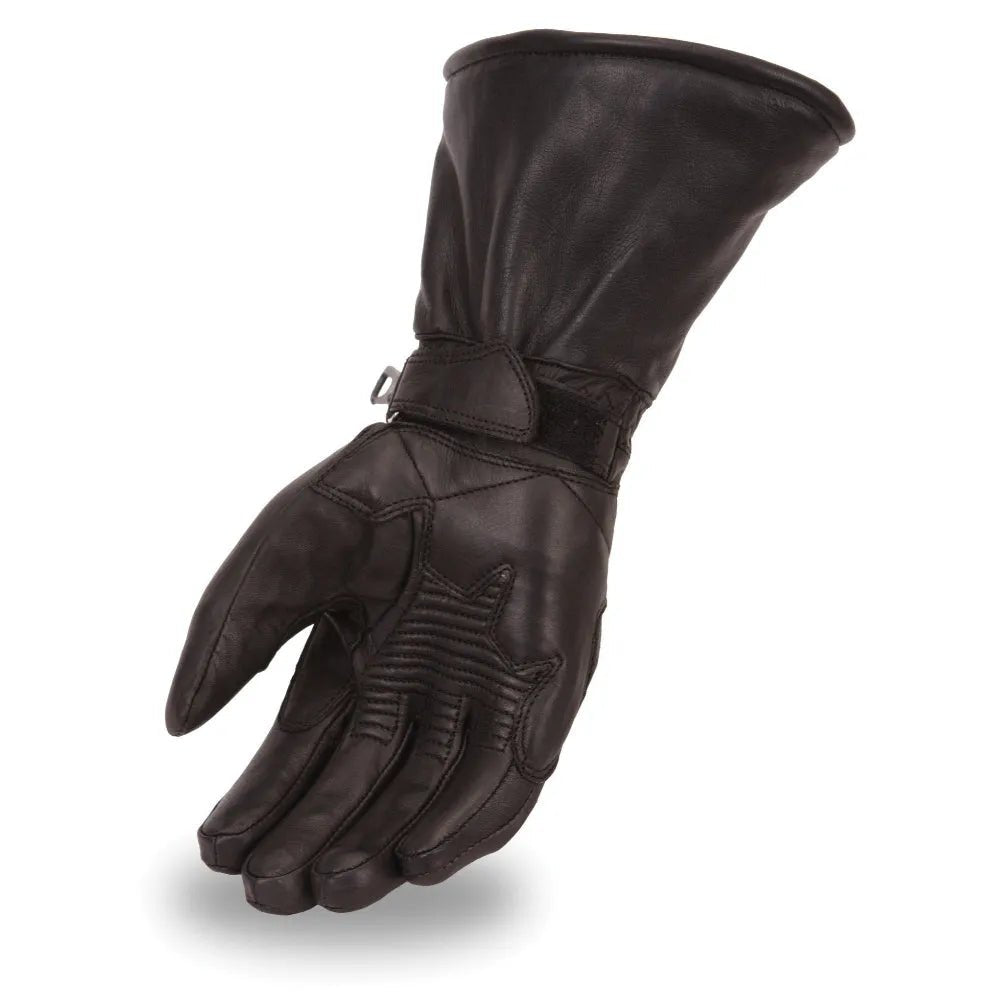 Enduro Men's Motorcycle Leather Gauntlet