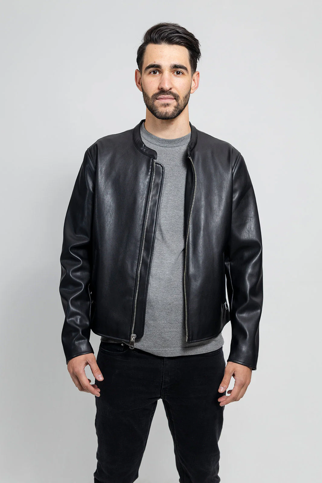 Dillon Men's Vegan Faux Leather Jacket