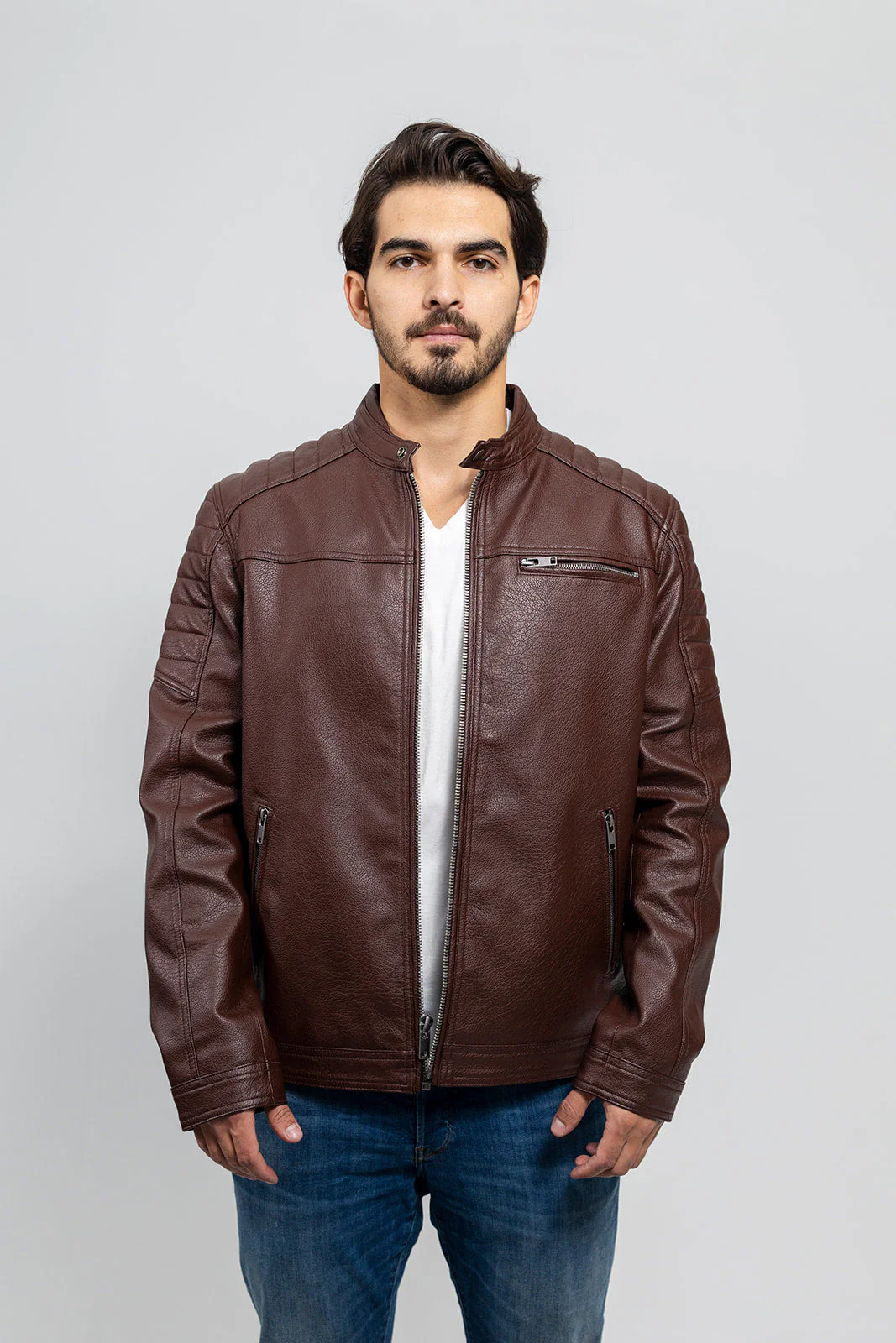 Logan Men's Vegan Faux Leather Jacket
