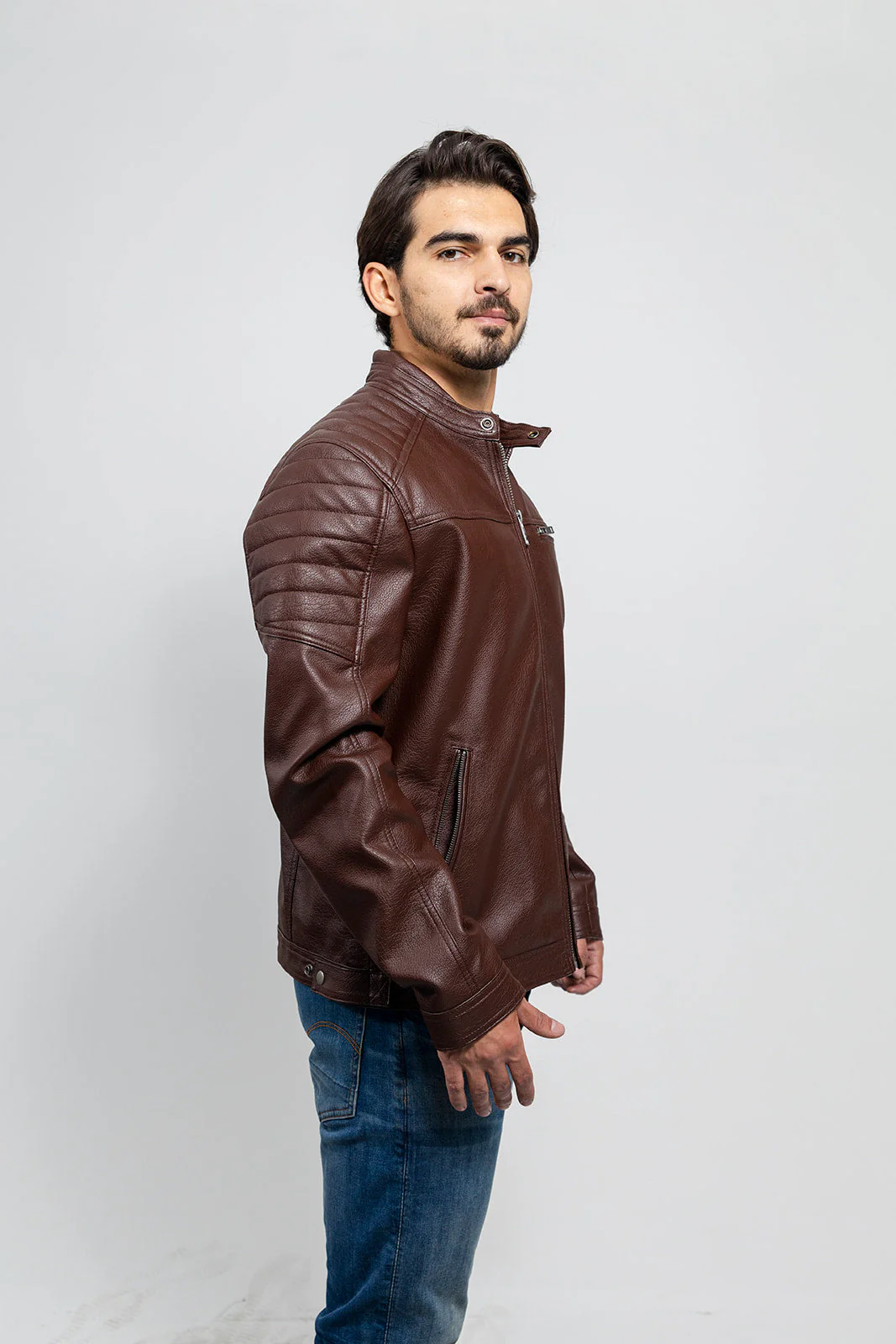 Logan Men's Vegan Faux Leather Jacket