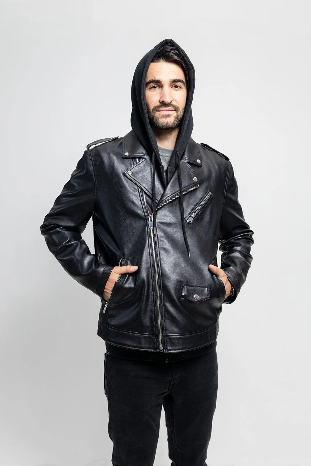 Ralph Men's Vegan Faux Leather Jacket