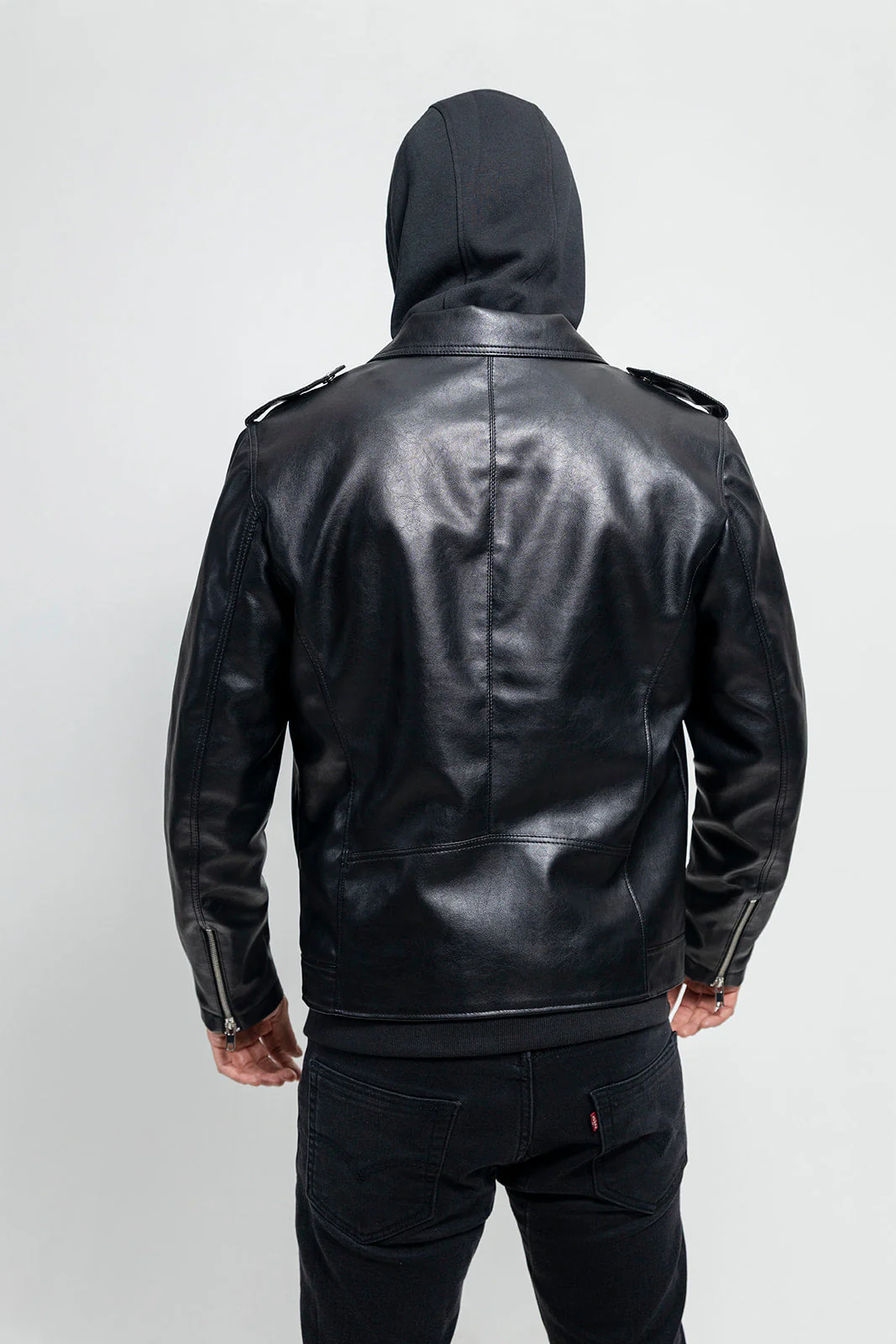 Ralph Men's Vegan Faux Leather Jacket